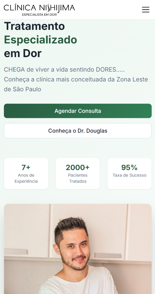 Site Clínica Nishijima